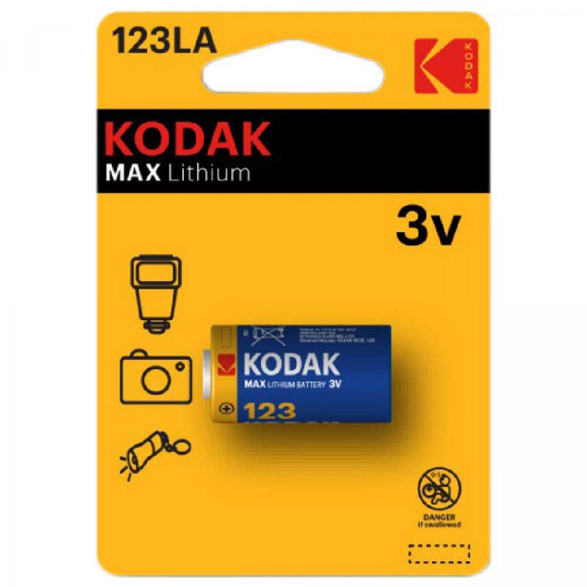 BATTERIE Kodak MAX Litio 123LA (1 pezzo) KODAK